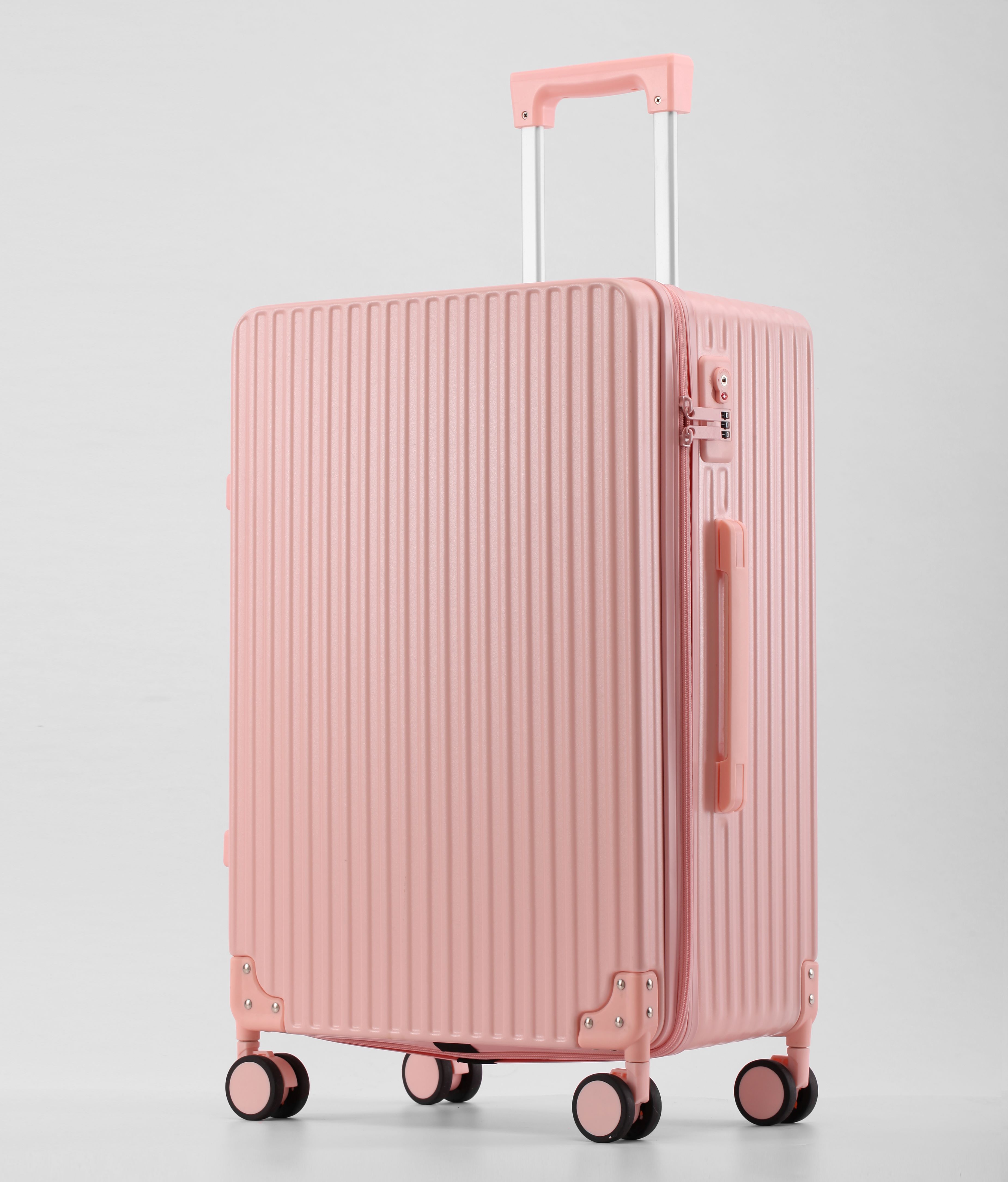 modello di campione ABS custodia rigida trolley in ferro set di valigie valigia antifurto