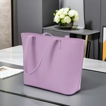 borsa tote di grande capacità in pelle PU per borsa da donna resistente
