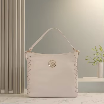 Borsa da donna in morbida pelle con tracolla regolabile e fodera in poliestere