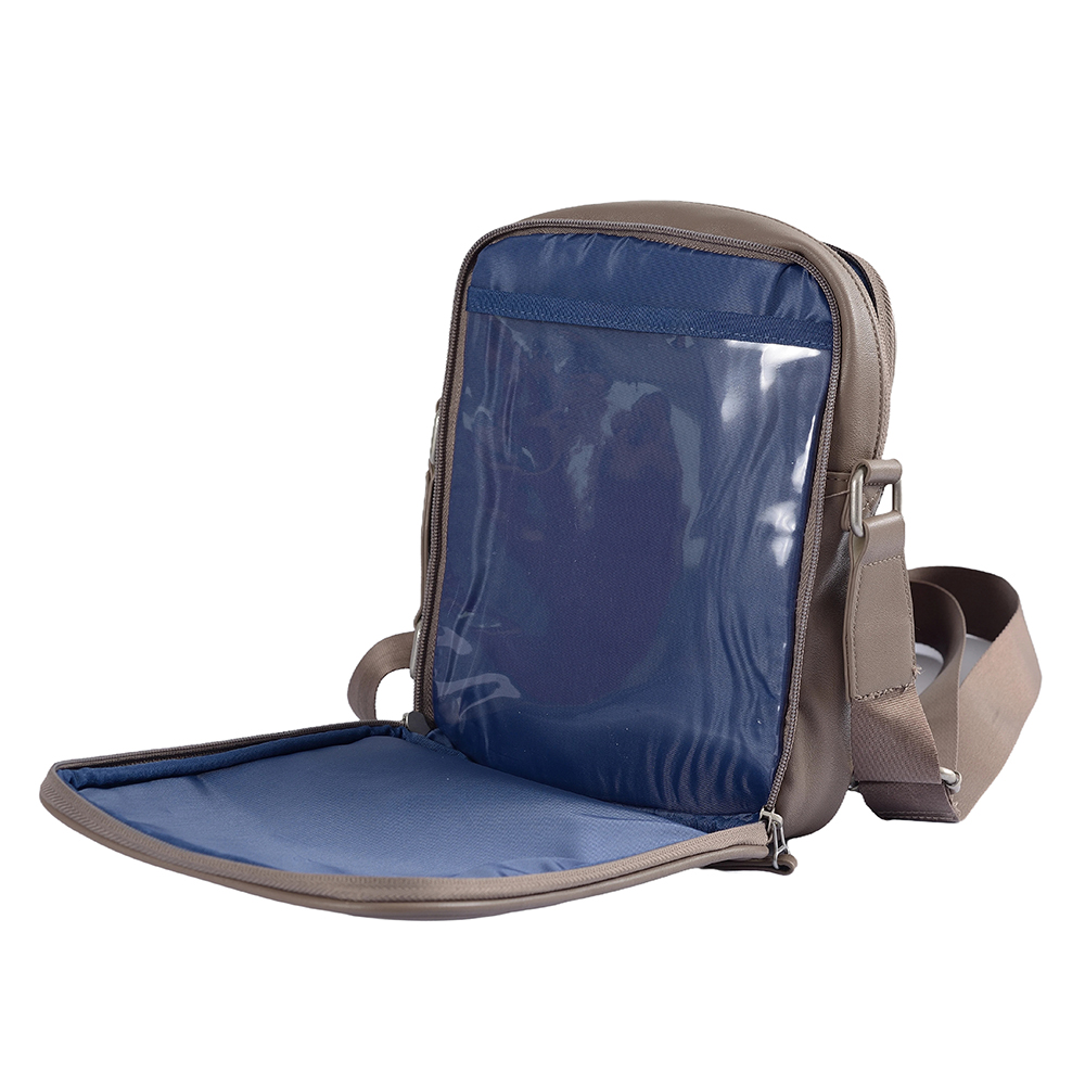 borsa in pelle PU a tracolla singola unisex personalizzata in fabbrica