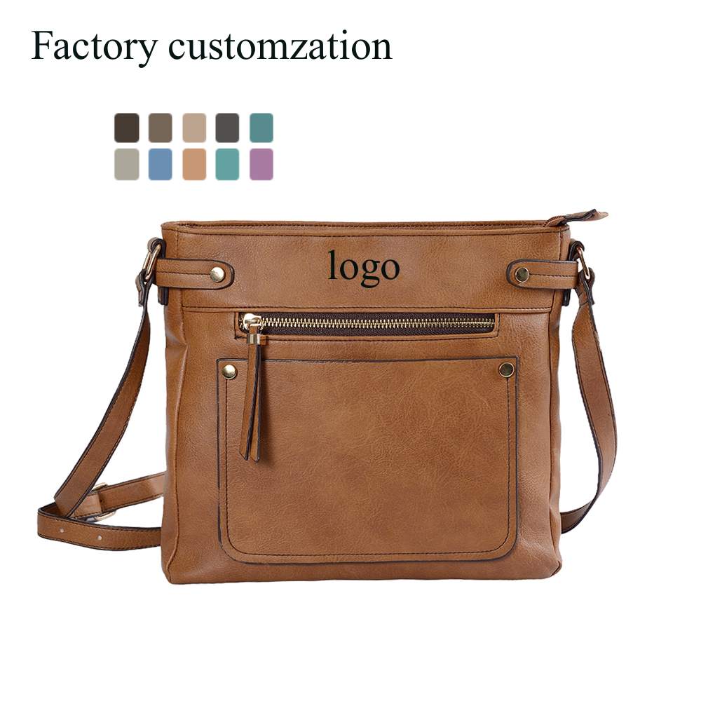 Borsa uomo business monospalla in tessuto impermeabile