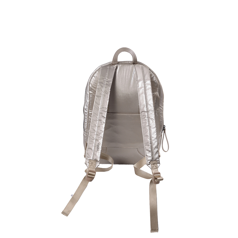 Zaino unisex in nuovo tessuto piumino impermeabile e leggero, popolare zaino con tracolla e componente per laptop