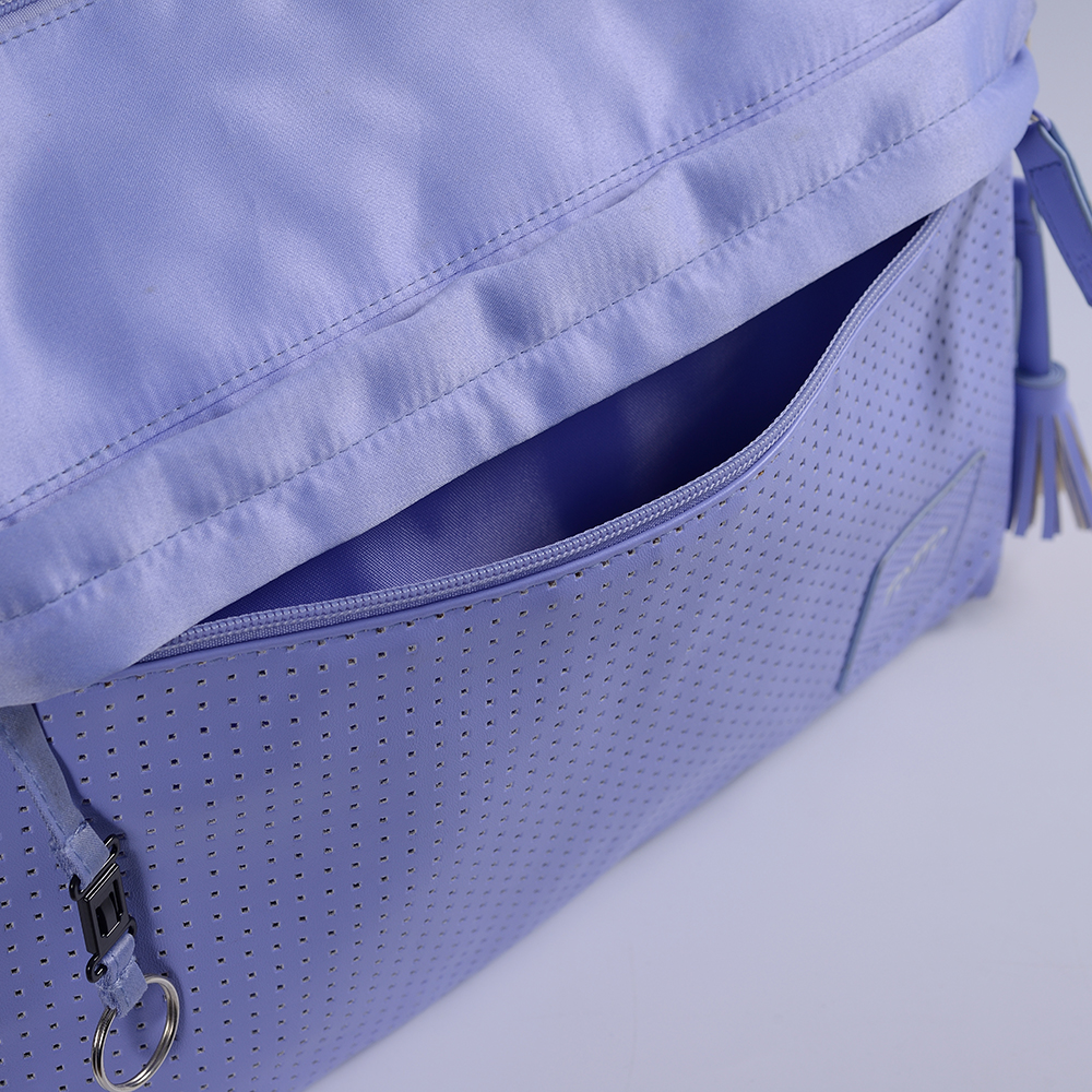 Borsa a tracolla singola in poliestere con tracolla regolabile, tasca esterna, tasca portadocumenti