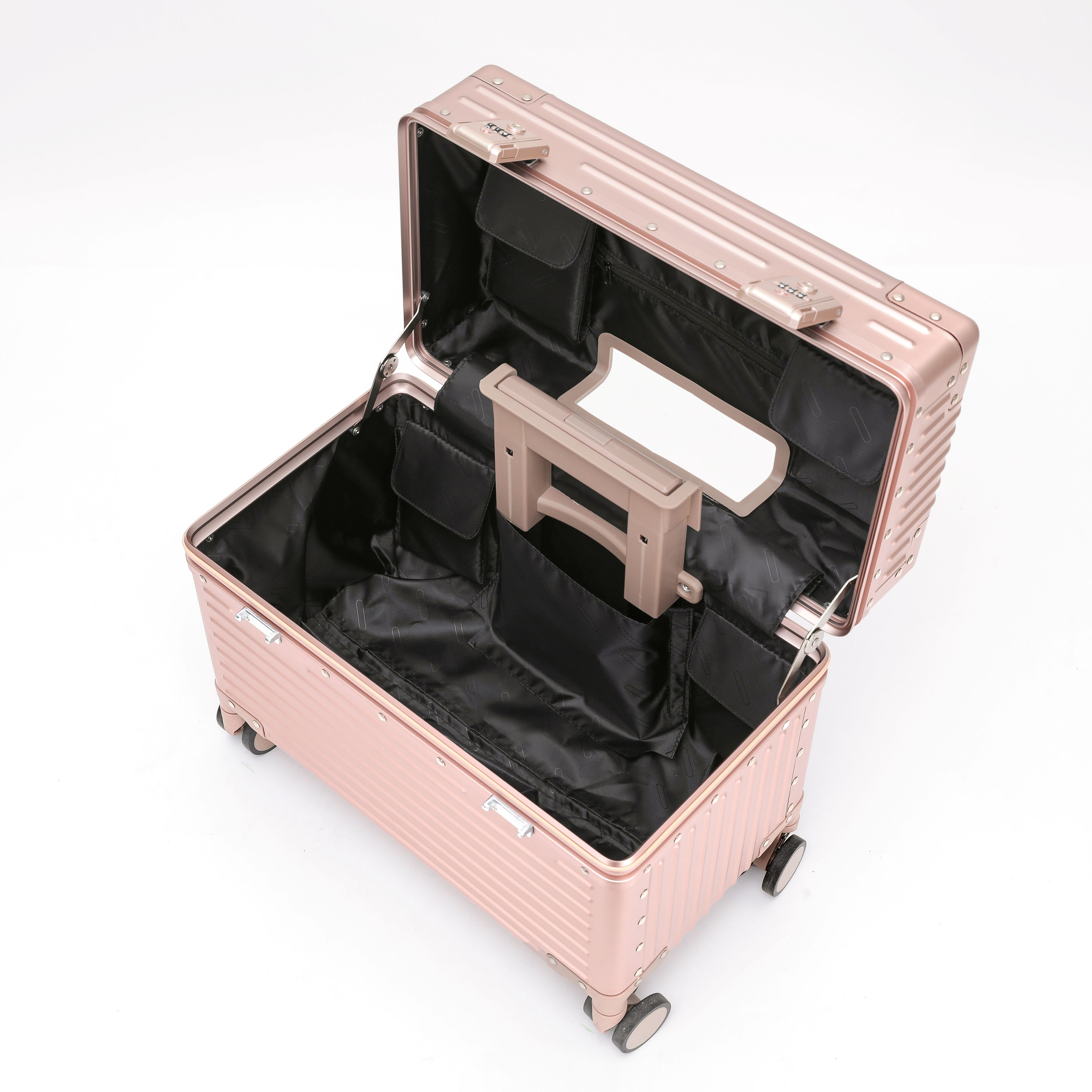 Set di valigie trolley da 2 pezzi in magnesio e alluminio