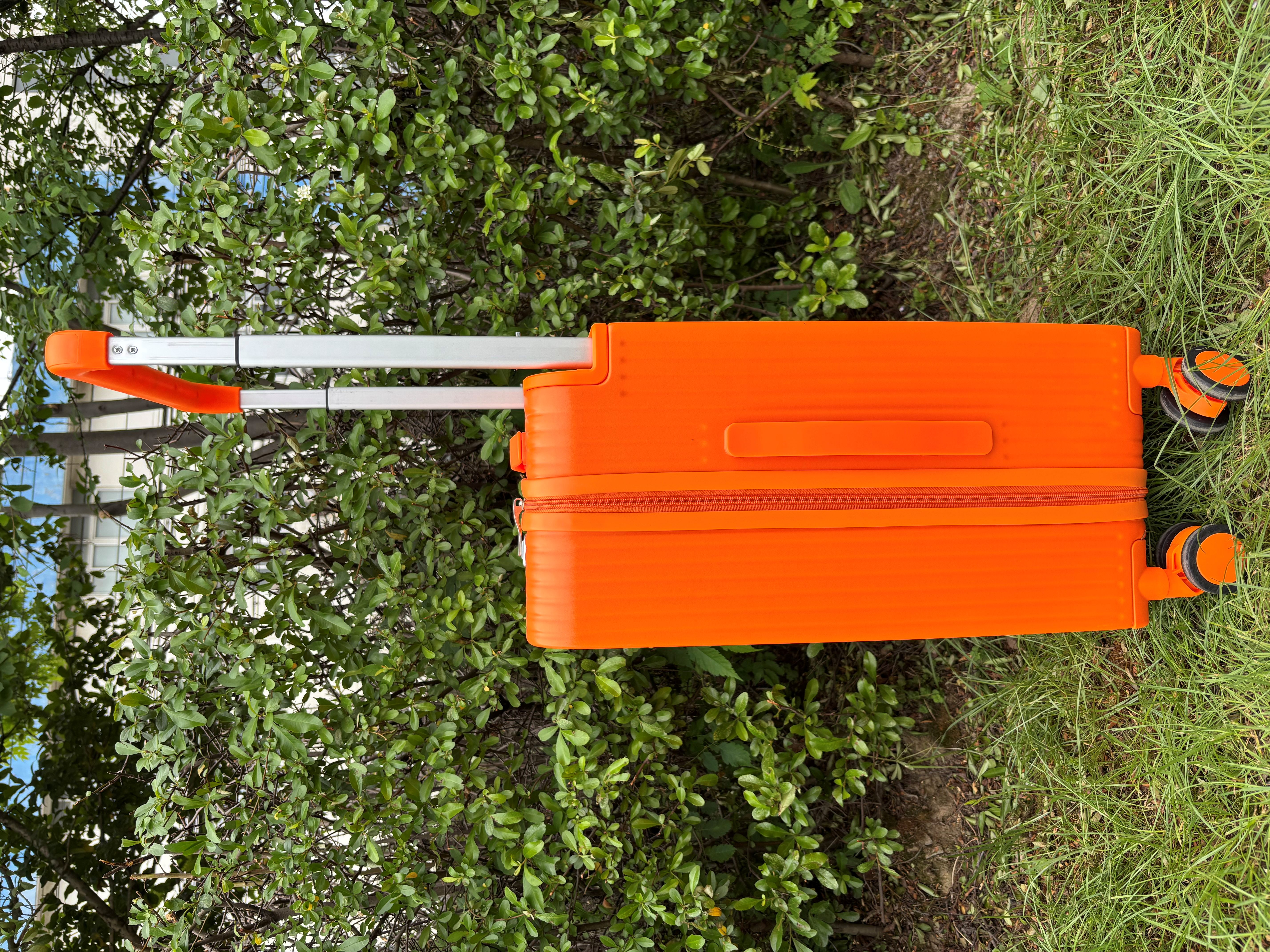 Nuovi set di valigie per bagagli in PP di colore chiaro, vendita calda in fabbrica, popolare unisex, con design a trolley largo