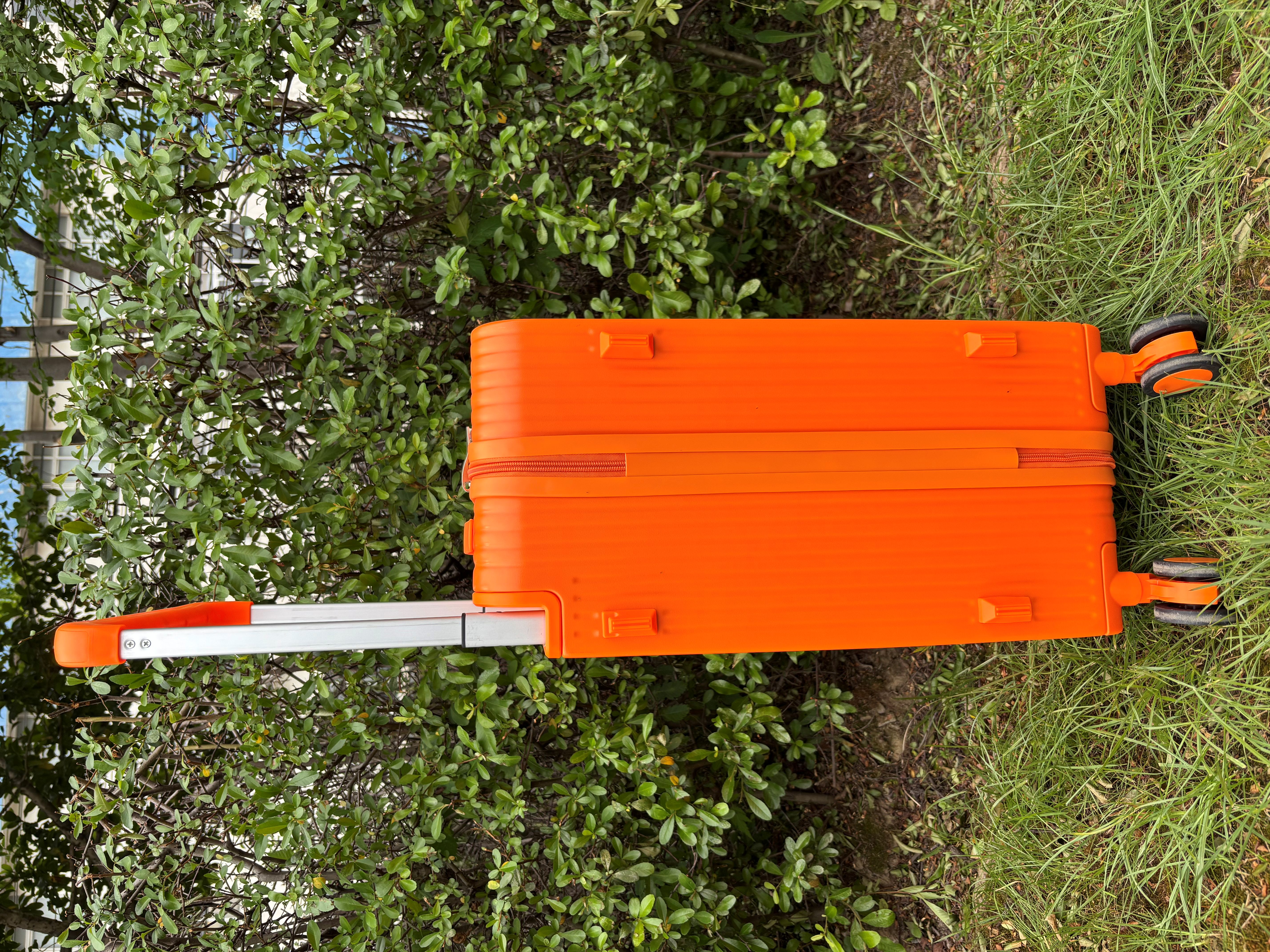 Nuovi set di valigie per bagagli in PP di colore chiaro, vendita calda in fabbrica, popolare unisex, con design a trolley largo